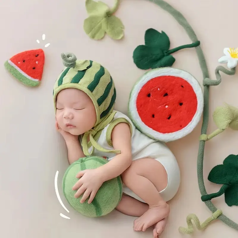 Watermelon Theme Set - Newborn Photography Props - Image 4